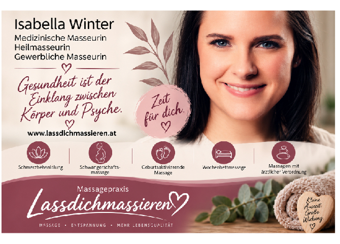 Massagepraxis Lassdichmassieren Isabella Winter